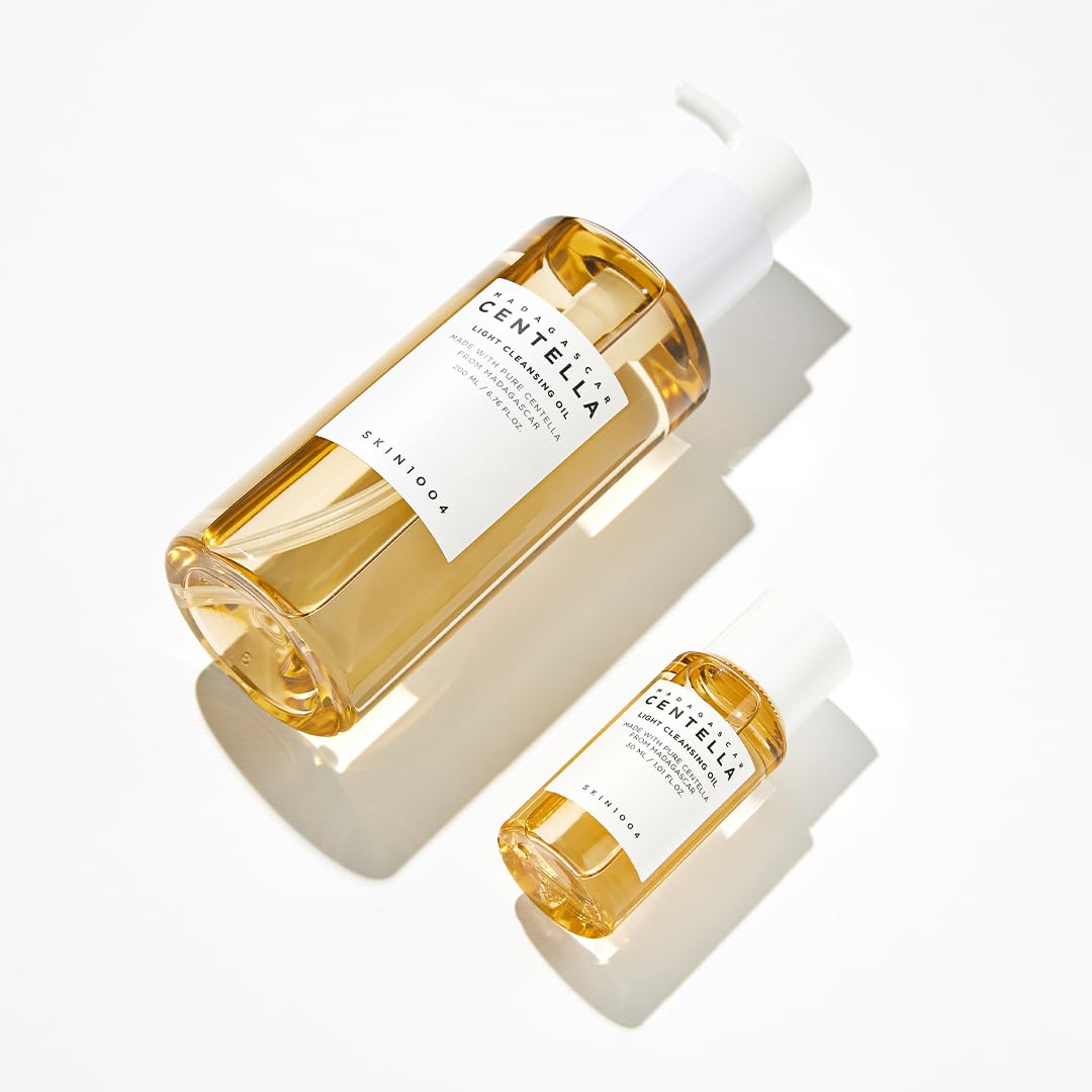 SKIN1004 Madagascar Centella Travel Kit – 5-Piece Mini Skincare Set with Toner, Ampoule, Soothing Cream, Cleansing Oil & Foam – Compact Trial Gift Box