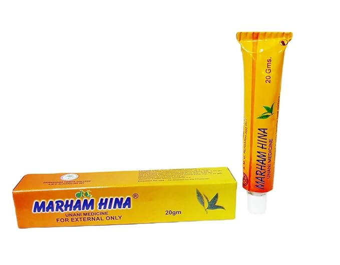 Dawakhana Tibbiya Marham Hina 20g Pack of 3 with Shandaar Rose Water – Herbal Relief for Burns, Bruises & Swelling