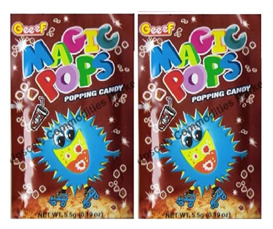 Magic Pops Assorted Popping Candy – 6 Fizzy Flavours | Fun Crackling Candy for Kids & Parties (Vegetarian)