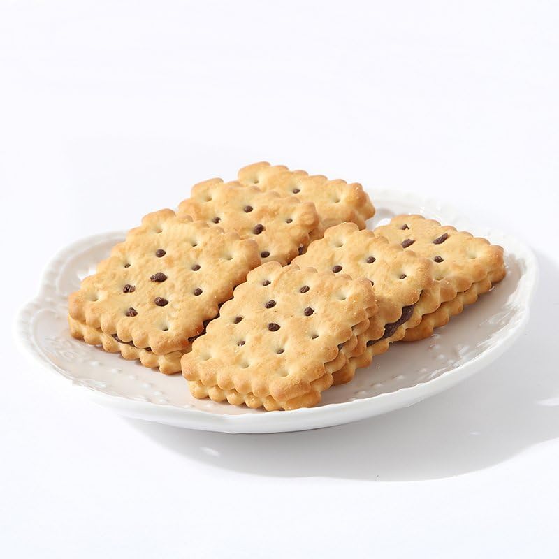 Julie’s Le-mond Chocolate Hazelnut Puff Sandwich Biscuits – Crispy & Creamy Snack 180g (Imported)