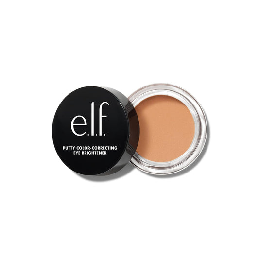 e.l.f. Putty Color-Correcting Eye Brightener | Brightens Dark Circles, Hydrating Under-Eye Primer with Hyaluronic Acid & Squalane – Vegan & Cruelty-Free (Light/Medium, 0.14 oz)