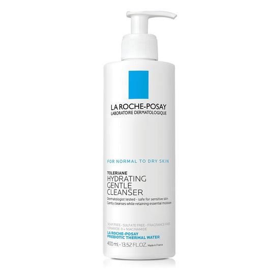 La Roche-Posay Toleriane Hydrating Gentle Facial Cleanser – Daily Face Wash with Niacinamide & Ceramides for Dry to Normal, Sensitive Skin