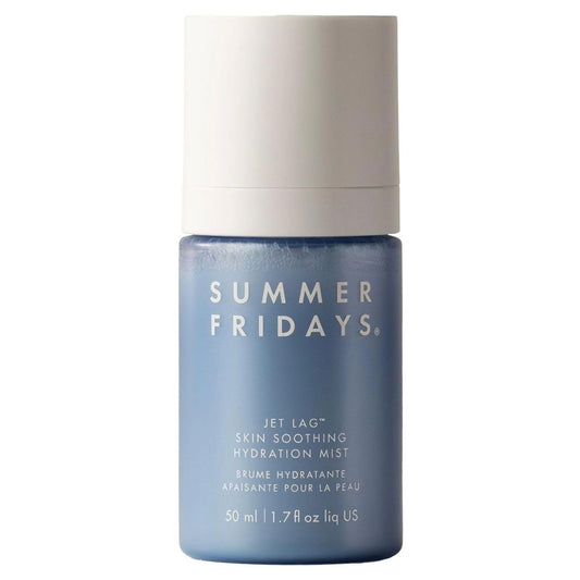 Summer Fridays Jet Lag Hydrating Face Mist – Ultra-Fine Soothing Spray with Antioxidants, Ceramides & Squalane for Barrier Support & Glowing Skin – 1.7 fl oz