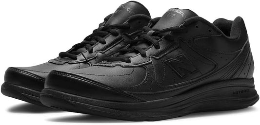 New Balance Men’s 577 V1 Leather Walking Shoes with Shock Absorption