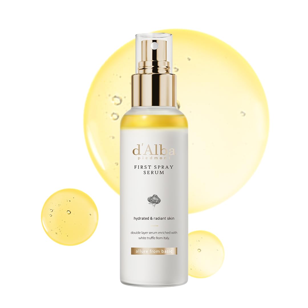 d’Alba Piedmont White Truffle First Spray Serum – Vegan Korean Face Mist & Glow Serum 100ml