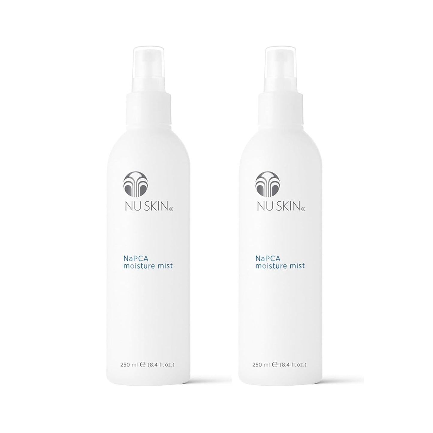 Nu Skin NaPCA Moisture Mist – Hydrating Face, Body & Hair Spray with Hyaluronic Acid & Sodium PCA (8oz, 2 Pack)