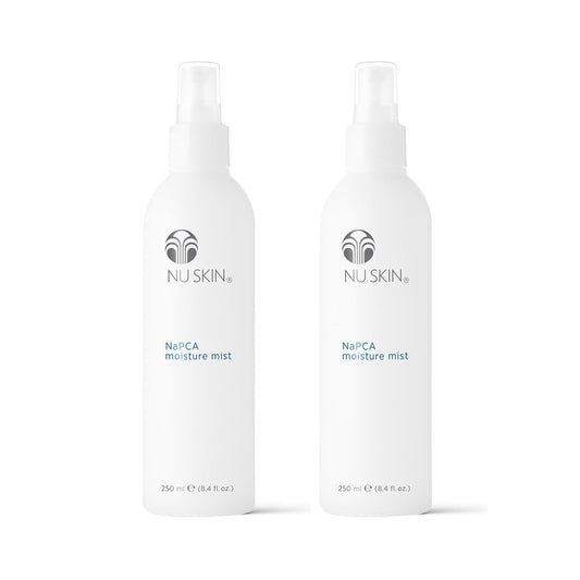 Nu Skin NaPCA Moisture Mist – Hydrating Face, Body & Hair Spray with Hyaluronic Acid & Sodium PCA (8oz, 2 Pack)