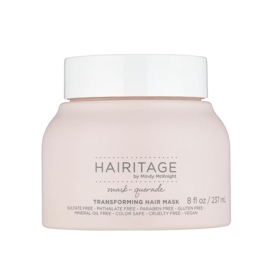 Hairitage Argan Oil Deep Conditioning Hair Mask – Hydrating Repair Treatment for Dry, Damaged, Curly & Color-Treated Hair with Shea Butter, Aloe & Soy Protein – 237ml