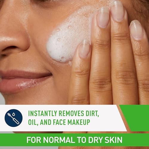 CeraVe Hydrating Cream-to-Foam Cleanser – 16 oz Refill, Makeup Remover & Face Wash for Dry Skin