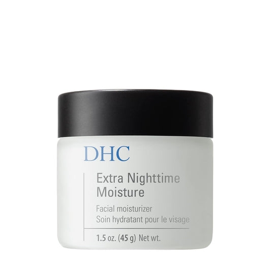 DHC Extra Nighttime Moisture – Deep Hydration Collagen Cream for Overnight Repair | Anti-Aging, Antioxidant-Rich, Fragrance-Free (1.5 oz)