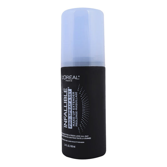 L'Oreal Paris Infallible Pro-Spray & Set Makeup Extender – Long-Lasting Oil-Free Setting Spray for All Skin Types – Lightweight, Smudge-Proof Makeup Lock – 3.4 fl oz