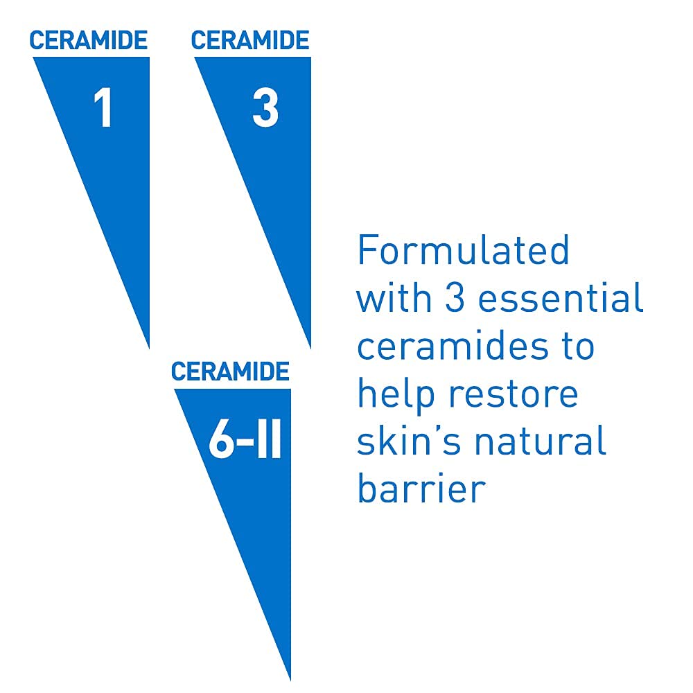 CeraVe Renewing Salicylic Acid Cleanser – Gentle BHA Exfoliating Face Wash with Hyaluronic Acid & Ceramides for Smooth, Hydrated Skin