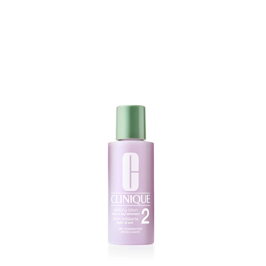 Clinique 3-Step Clarifying Lotion 2 | Gentle Face Exfoliator with Witch Hazel | For Dry to Combination Skin | Radiance-Boosting Toner (200ml)