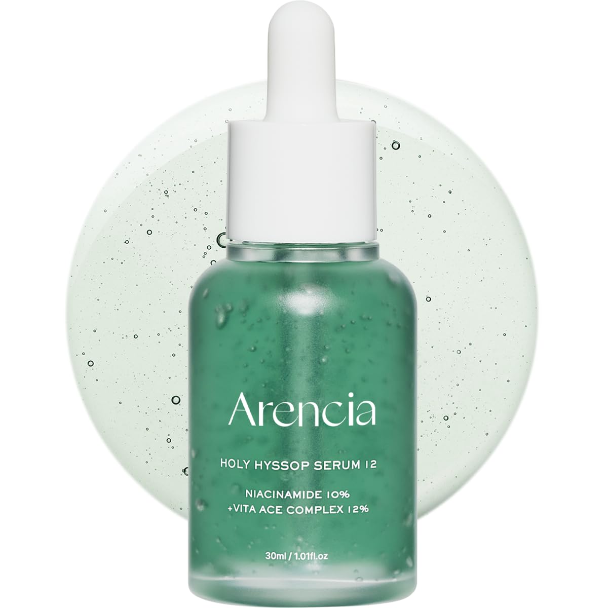 Hyssop Glow Serum with 10% Niacinamide & Vitamin ACE Complex – Hydrating, Moisturizing & Anti-Aging Korean Glass Skin Serum (ARENCIA)