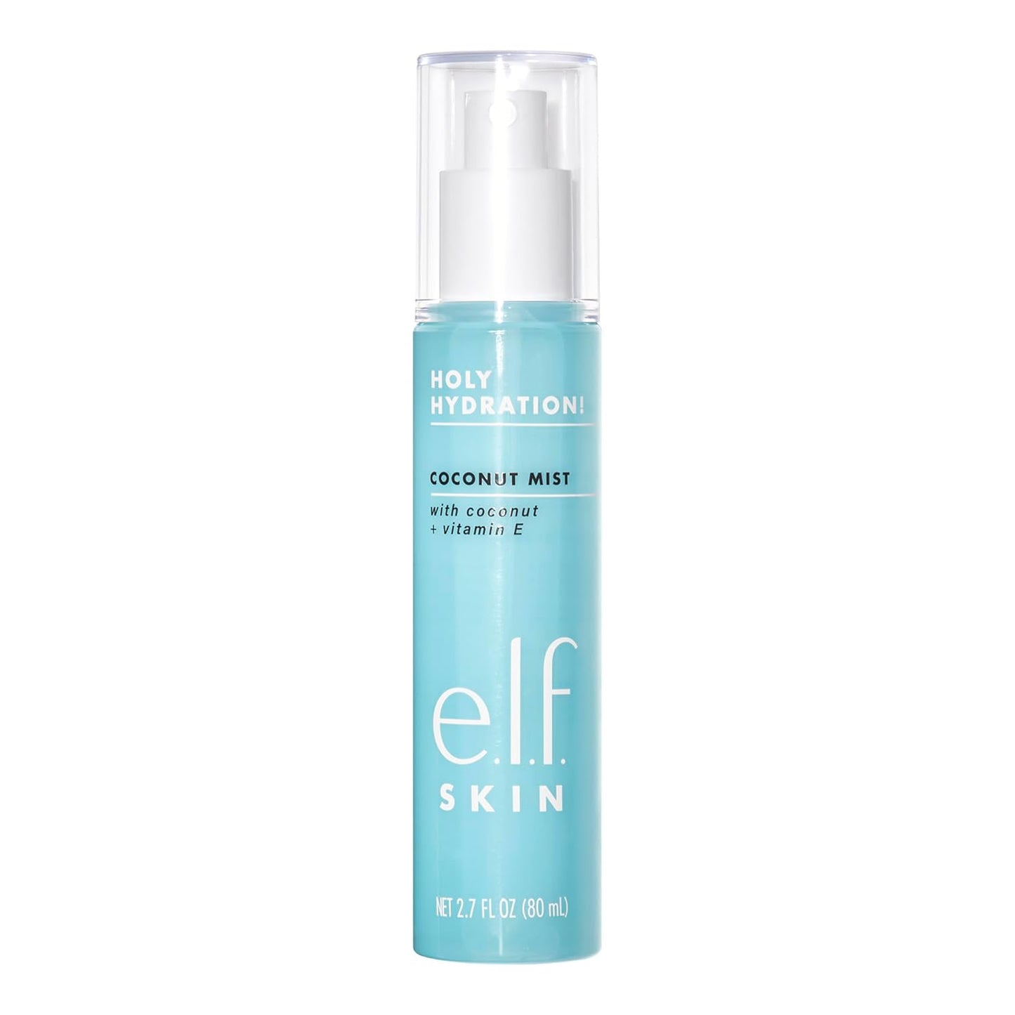 e.l.f. SKIN Holy Hydration! Hydrating Coconut Mist – Refreshes, Soothes & Nourishes with Tropical Scent (2.7 fl oz)