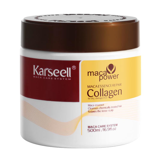 Karseell Collagen Hair Mask with Argan Oil – Deep Repair & Shine (16.9 oz / 500ml)