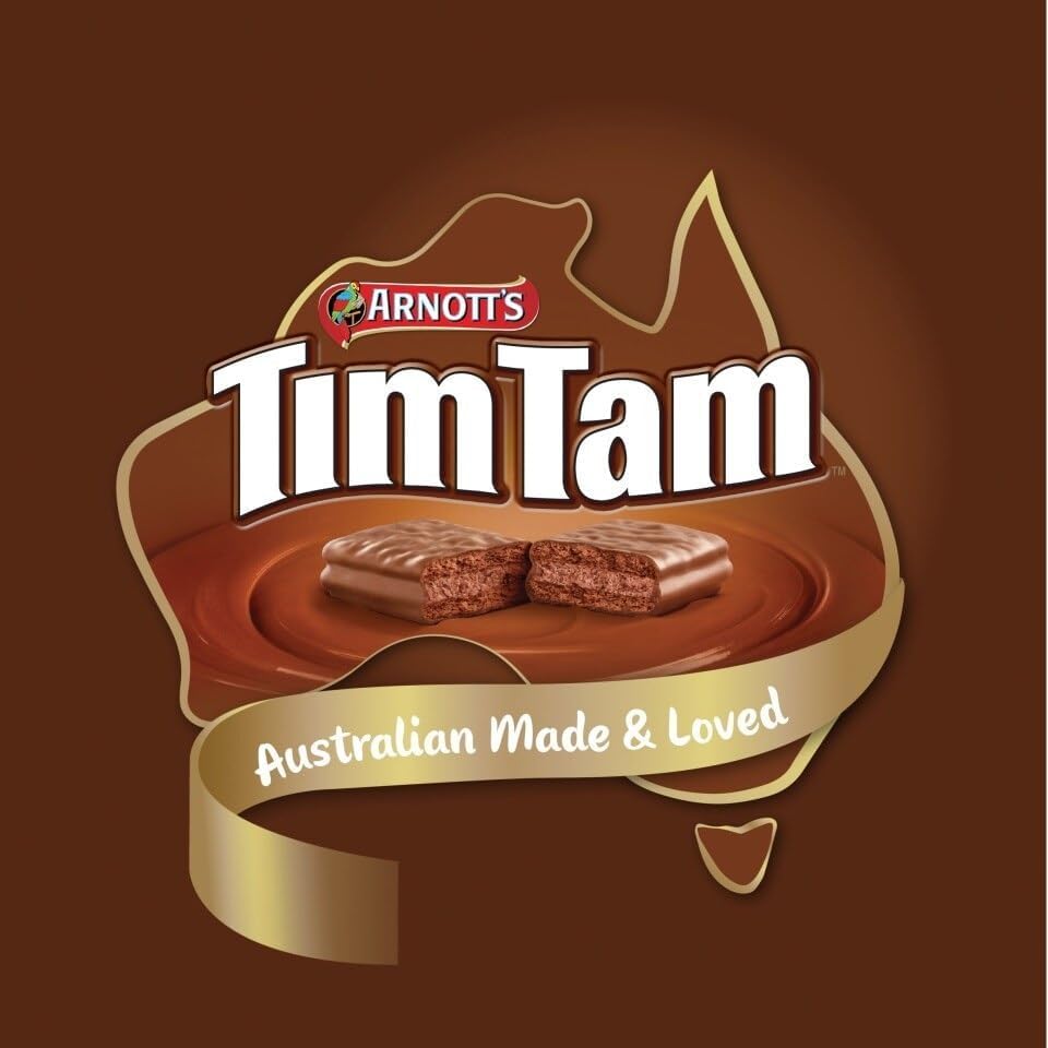 Arnotts TimTam Original Chocolate Biscuits – Imported Australian Snack 163g