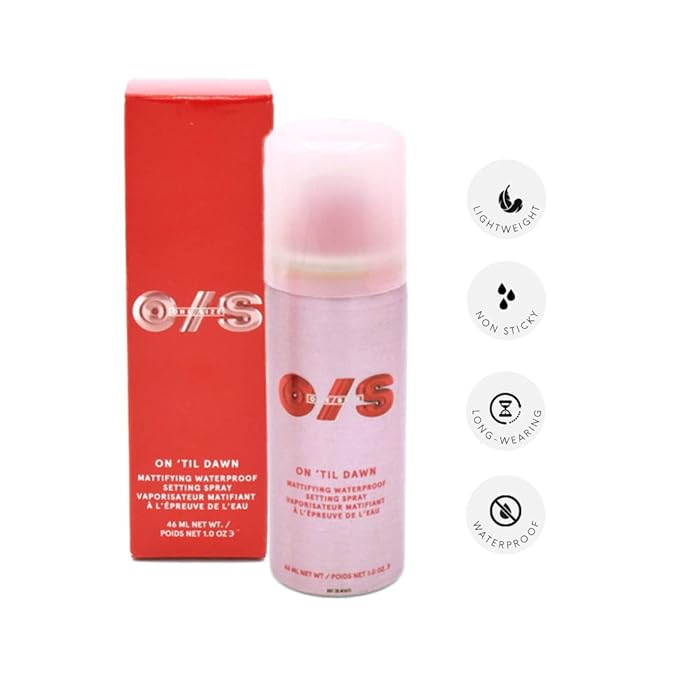 ONE/SIZE by Patrick Starrr Mini On 'Til Dawn Mattifying Waterproof Setting Spray 1oz/46mL – Long-Lasting Makeup Fixer