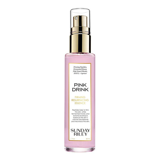 Sunday Riley Pink Drink Firming Resurfacing Essence Mist – Peptide-Infused Face Spray with Fermented Honey, Prebiotics & Green Tea Antioxidants – Clean, Vegan Skincare – 1.7 fl oz