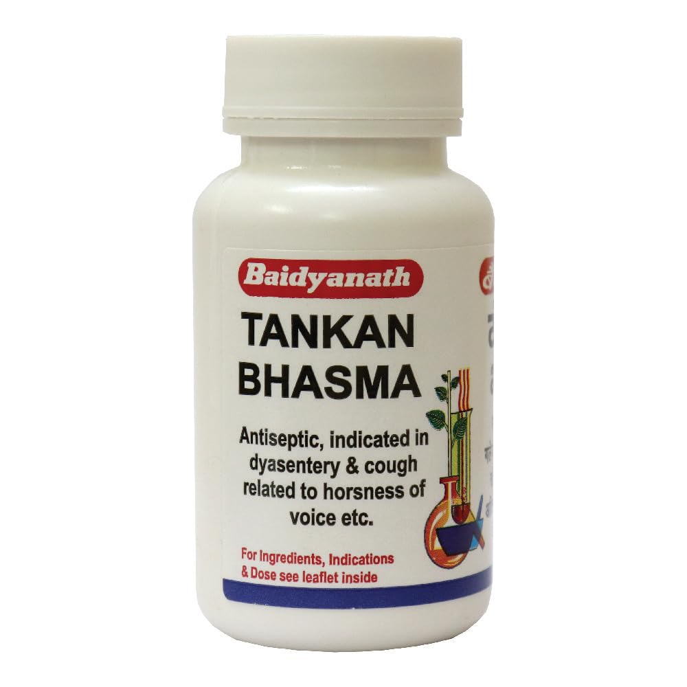 Baidyanath Tankan Bhasma – Ayurvedic Remedy for Oral Pain Relief (15g x Pack of 2)
