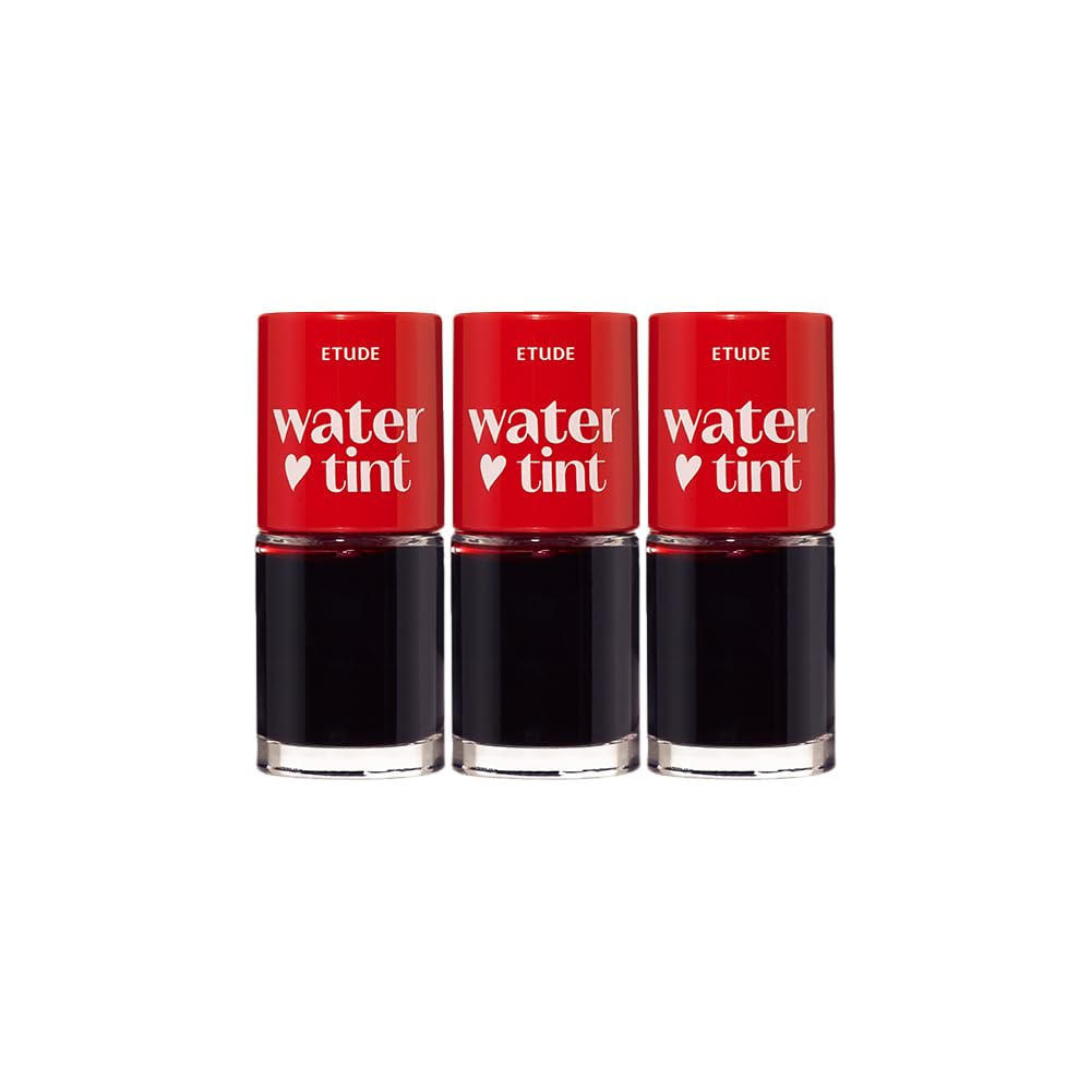 ETUDE Dear Darling Water Tint – Cherry Ade | Vivid, Smudge-Proof & Hydrating Lip Stain | Lightweight Korean Lip Tint (9g)