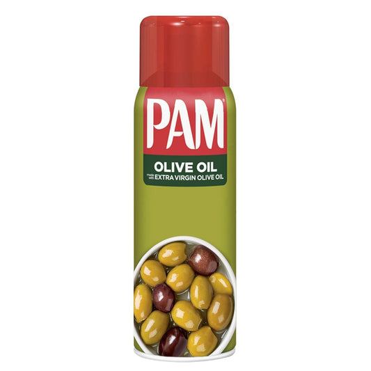 Pam Olive Oil Extra Virgin Non-Stick Cooking Spray – Healthy, No Preservatives (141g, Imported)