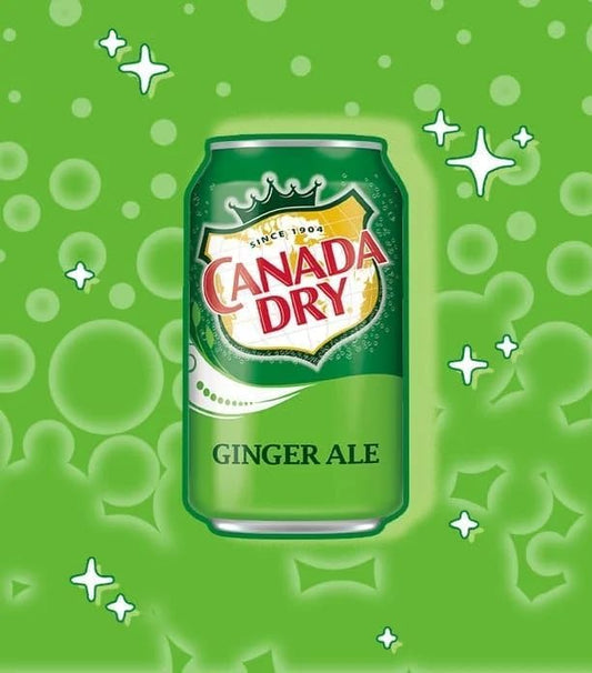Canada Dry Ginger Ale – Classic Sparkling Soda with Refreshing Ginger Taste 355ml (Pack of 3, Imported)