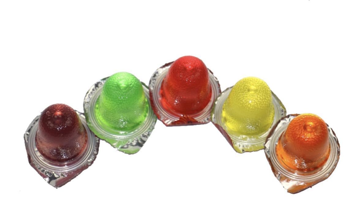 Cocon Jelly Exotic Mix Fruit Flavoured Jelly with Nata De Coco | Fun Shapes, Assorted Flavours | Pack of 2 x 300g (Imported, Vegetarian)