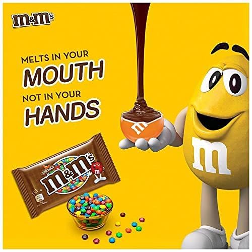 M&Ms Milk Chocolate Candies – Colorful Candy Coated Treats | 45g Pack of 2 (Imported from UK)