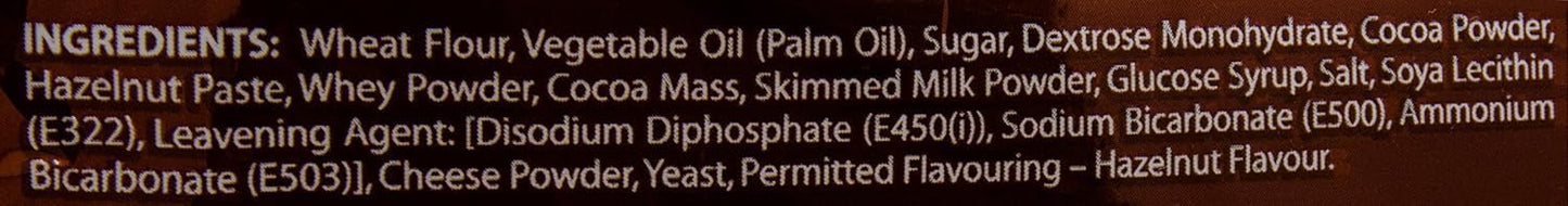 Julie’s Le-mond Chocolate Hazelnut Puff Sandwich Biscuits – Crispy & Creamy Snack 180g (Imported)