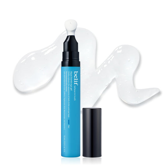 Belif Aqua Bomb Cooling Eye Gel 15ml – Depuffing, Hydrating & Brightening Korean Eye Cream