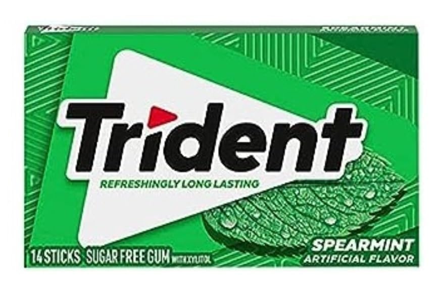 Trident Chewing Gum Variety Pack 26g × 8 – Long Lasting Sugar-Free Gum, 8 Flavors (Imported)