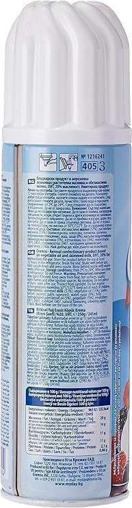 My Day Cremio Whipping Cream Spray – Ready-to-Use Dessert Topping | Light & Fluffy Vanilla Cream 250g (Imported from Germany)