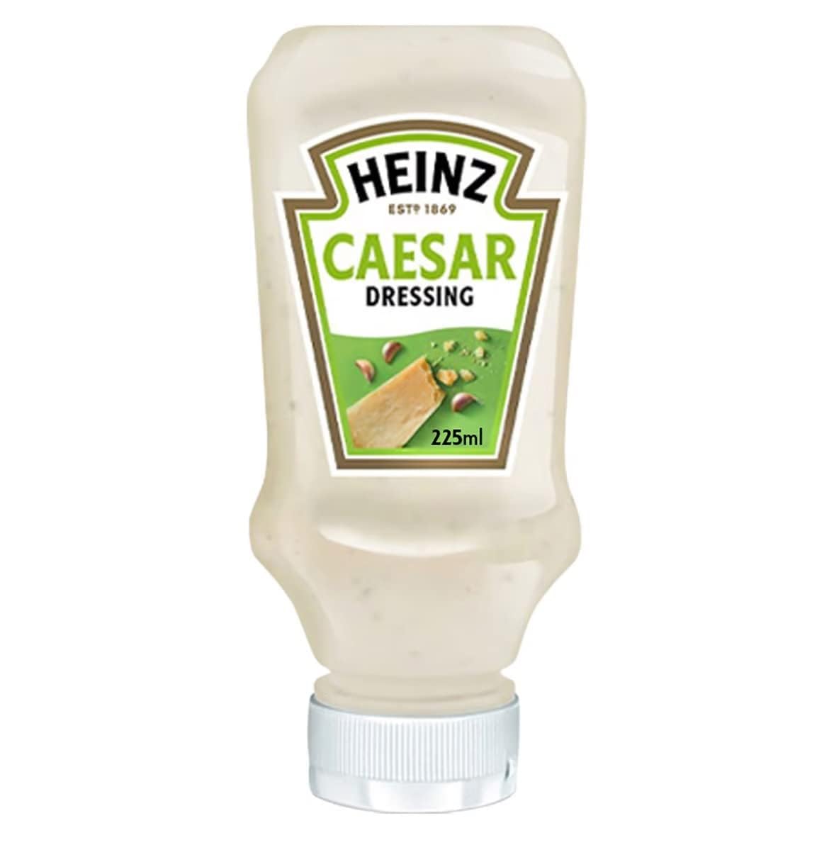 Heinz Caesar Dressing – Creamy Parmesan & Garlic Salad Dressing | 225ml Squeeze Bottle (Imported, USA)