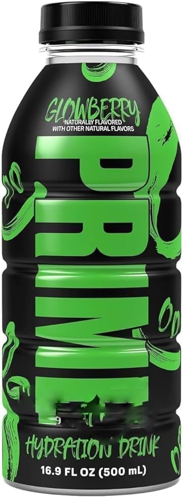Primz Hydration Drink – Glowberry Flavour 500ml | Zero Sugar, Natural Electrolytes & Caffeine-Free Sports Drink for Instant Energy