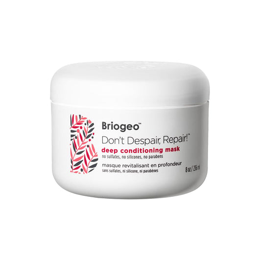 Briogeo Don’t Despair, Repair! Deep Conditioning Mask – Strengthen & Restore Dry, Damaged, or Color-Treated Hair – Vegan & Cruelty-Free – 10 oz