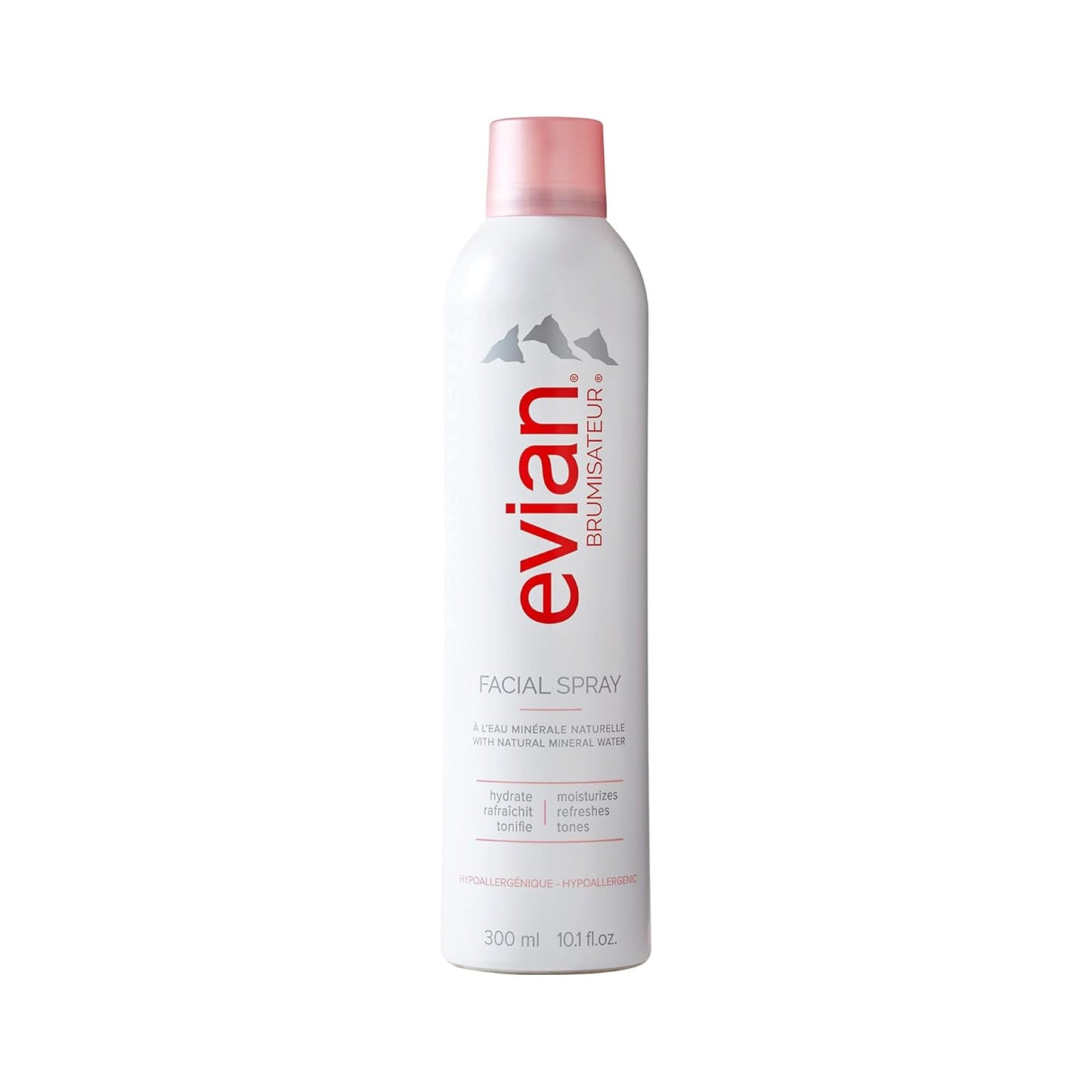 Evian Facial Spray – Hydrating Mineral Water Mist for Face & Skin | Refresh, Tone & Set Makeup | Daily Hypoallergenic Skincare 300ml