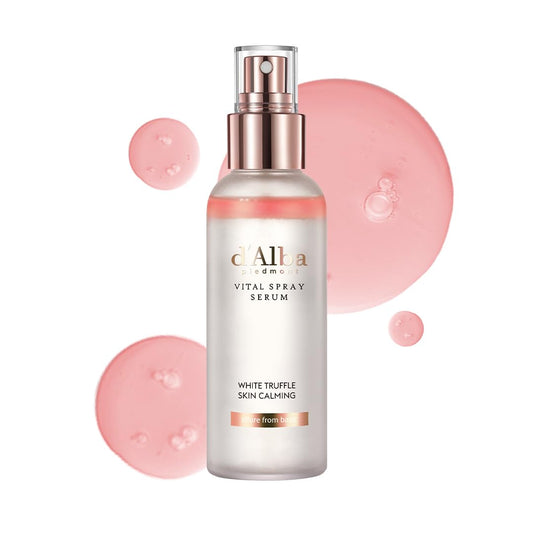d’alba Italian White Truffle Vital Spray Serum – Hydrating, Calming & Glow-Boosting Facial Mist | Vegan Korean Skincare, Multi-Use Toner & Setting Spray