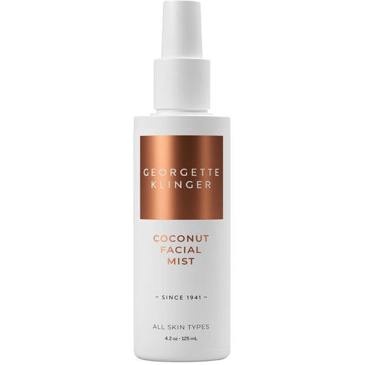 Georgette Klinger Coconut Facial Mist – Hydrating Makeup Setting Spray with Aloe & Antioxidants – Refreshing, Long-Lasting Dewy Matte Hydration – 4.2oz