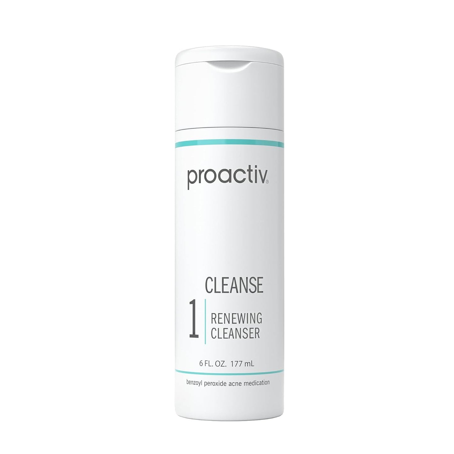 Proactiv Acne Cleanser | Benzoyl Peroxide Face Wash & Daily Acne Treatment with Hyaluronic Acid | 6 oz
