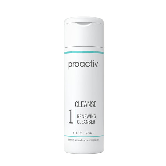 Proactiv Acne Cleanser | Benzoyl Peroxide Face Wash & Daily Acne Treatment with Hyaluronic Acid | 6 oz