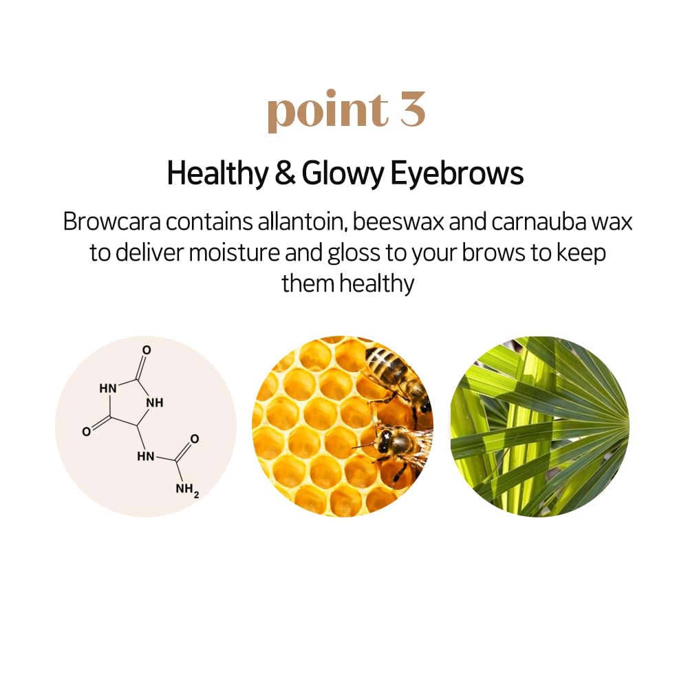 ETUDE Color My Brows – Natural 3D Brow Mascara with Beeswax & Carnauba Wax | Long-Lasting, Moisturizing, Smudge-Free Eyebrow Tint (Rich Brown)
