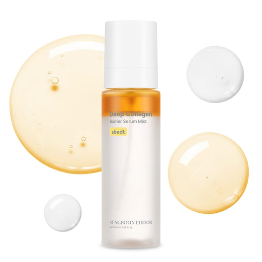 SUNGBOON EDITOR Deep Collagen Barrier Serum Mist – 600,000ppm Real Collagen & Multi-Peptides for Hydration, Wrinkle Care & Radiant Skin – Korean Anti-Aging Face Mist – 120ml