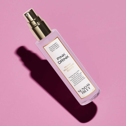 Sunday Riley Pink Drink Firming Resurfacing Essence Mist – Peptide-Infused Face Spray with Fermented Honey, Prebiotics & Green Tea Antioxidants – Clean, Vegan Skincare – 1.7 fl oz
