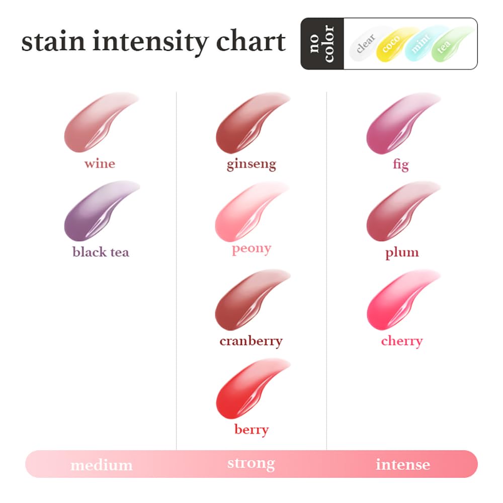 NOONI Appleberry Korean Lip Oil – Moisturizing, Plumping & Long-Lasting Hydration for Dry Lips (0.12 fl.oz)