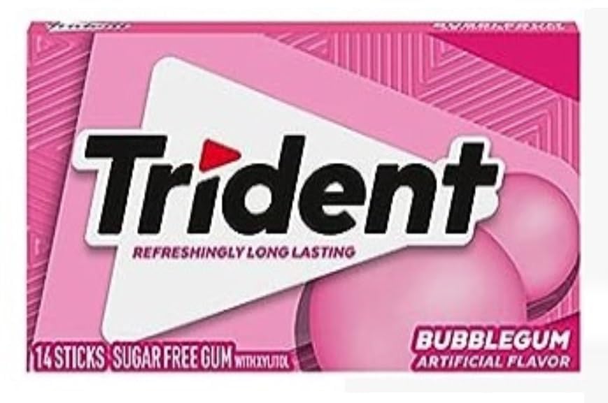 Trident Chewing Gum Variety Pack 26g × 8 – Long Lasting Sugar-Free Gum, 8 Flavors (Imported)