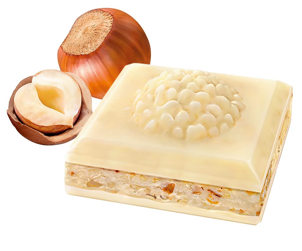 Ferrero Rocher White Chocolate Bar with Hazelnut | Creamy & Crunchy Premium Chocolate | 90 g (Imported)