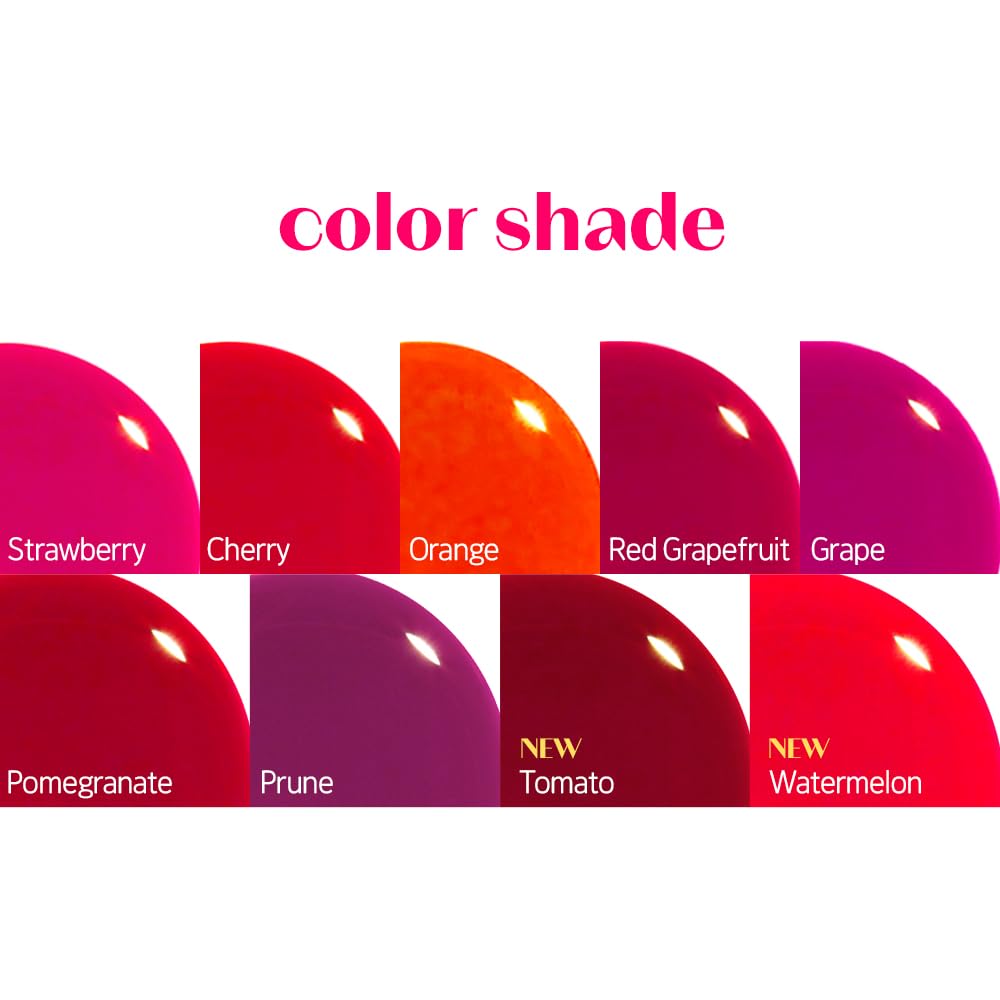 ETUDE Dear Darling Water Tint – Cherry Ade | Vivid, Smudge-Proof & Hydrating Lip Stain | Lightweight Korean Lip Tint (9g)