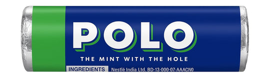 Nestle Polo Sugar Free Mint Candy Roll – Fresh Breath Anytime | 18g Each, Pack of 4 (Imported, Vegetarian)