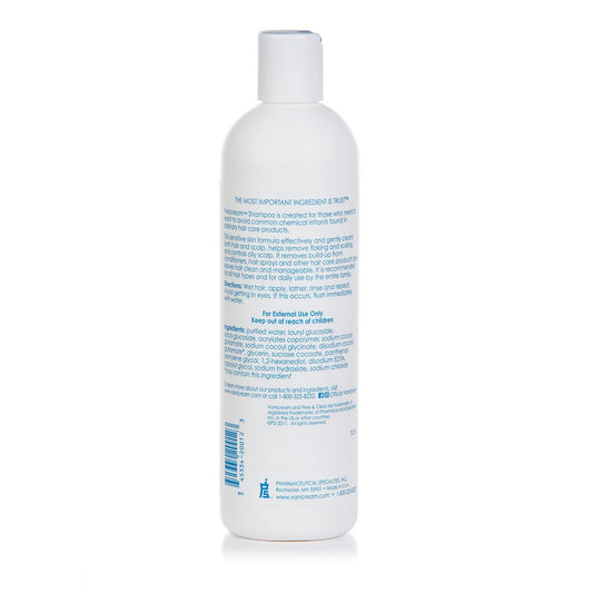 Vanicream Hair Shampoo 12 oz | Fragrance-Free, Sulfate-Free Cleanser for Sensitive Scalp | Gentle Daily Shampoo for All Hair Types